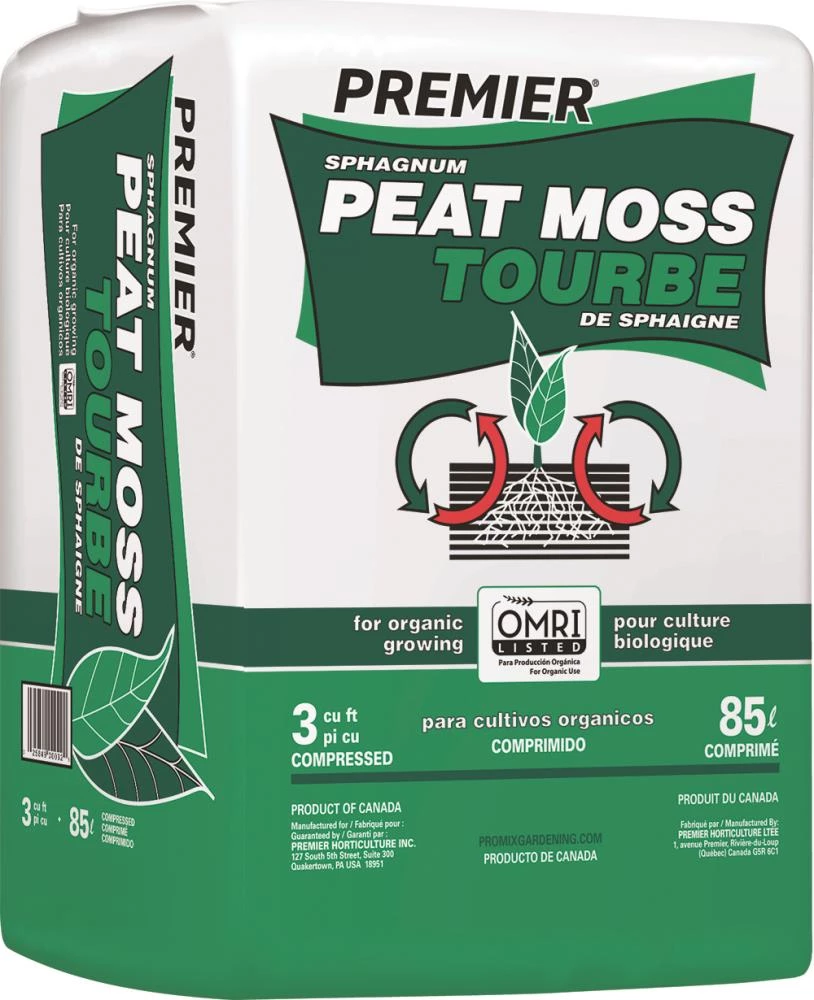 Premier Soil & Soil Amendments Premier Peat Moss Organic Peat Moss Moisture Control 1 Premier Soil & Soil Amendments Premier Peat Moss Organic Peat Moss Moisture Control