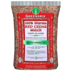 Greensmix 2-cu ft Red Cedar Mulch