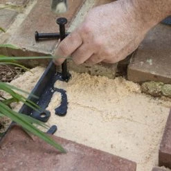 Thing Edging 8-Pack 8-in Black Plastic Paver Spike -Cheap Landscaping Store 08789008