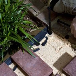 Thing Edging 8-Pack 8-in Black Plastic Paver Spike -Cheap Landscaping Store 08789009