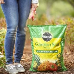 Miracle-Gro Soil & Soil Amendments All Purpose for In-Ground Use 2-cu ft Garden Soil -Cheap Landscaping Store 09198112