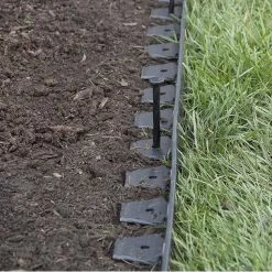 EasyFlex 40-ft Black Plastic Landscape Edging Roll -Cheap Landscaping Store 09549150