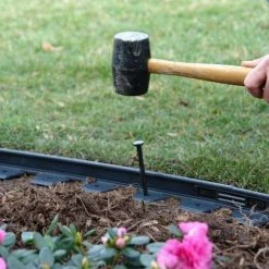 EasyFlex 144-Pack 8-in Black Plastic Edging Stake 7 EasyFlex 144-Pack 8-in Black Plastic Edging Stake -Cheap Landscaping Store 11270369