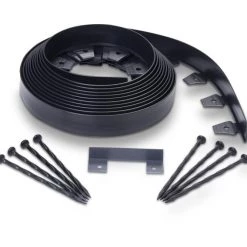 EasyFlex 40-ft Black Plastic Landscape Edging Roll