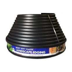 Expert Edge Professional-Grade 60-ft Black Plastic Landscape Edging Roll
