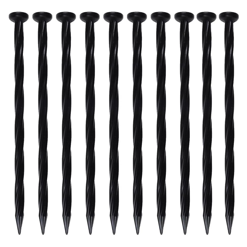 EasyFlex 10-Pack 8-in Black Plastic Edging Stake 1 EasyFlex 10-Pack 8-in Black Plastic Edging Stake