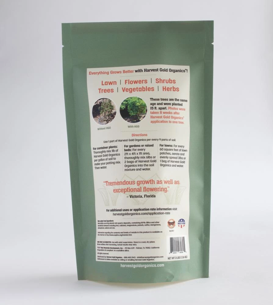 Harvest Gold Organics Soil & Soil Amendments Premium Soil Conditioner Organic Provides Organic Nutrients 2 Harvest Gold Organics Soil & Soil Amendments Premium Soil Conditioner Organic Provides Organic Nutrients - Image 2