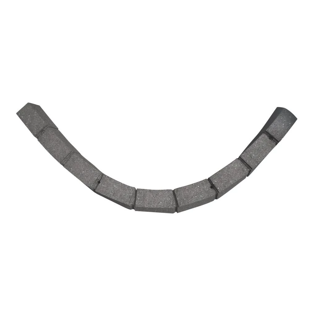 Multy Home Castle Stone Garden Border 4-ft Grey Rubber Landscape Edging Section 2 Multy Home Castle Stone Garden Border 4-ft Grey Rubber Landscape Edging Section - Image 2