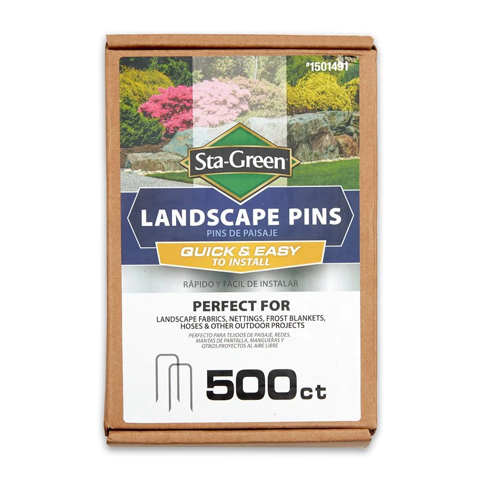 Sta-Green Landscape Fabric & Stakes 500-Pack 4-in Landscape Stakes 1 Sta-Green Landscape Fabric & Stakes 500-Pack 4-in Landscape Stakes