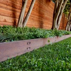 COL-MET 4-ft Green Powder Coat Steel Landscape Edging Section 7 COL-MET 4-ft Green Powder Coat Steel Landscape Edging Section -Cheap Landscaping Store 16501389