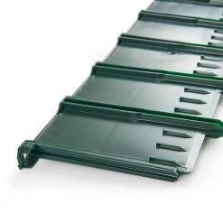Greenscapes 3-ft Green Plastic Landscape Edging Section -Cheap Landscaping Store 17707291