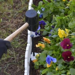 EasyFlex 8-Pack 10-ft White Plastic Landscape Edging Bundle 9 EasyFlex 8-Pack 10-ft White Plastic Landscape Edging Bundle -Cheap Landscaping Store 40457084