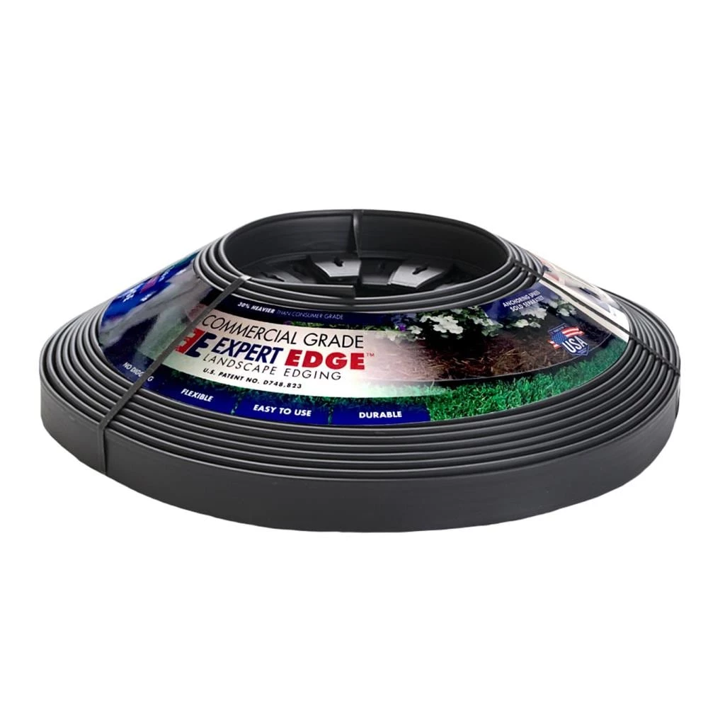 EasyFlex Heavy Duty No-Dig Landscape Edging Kit Black Landscape edging roll 1 EasyFlex Heavy Duty No-Dig Landscape Edging Kit Black Landscape edging roll