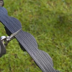 EasyFlex 2.5 in. x 20 ft. Scallop Black Woodgrain No-Dig Edging Kit 12 EasyFlex 2.5 in. x 20 ft. Scallop Black Woodgrain No-Dig Edging Kit -Cheap Landscaping Store 43438445