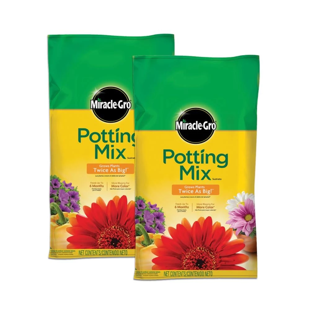 Miracle-Gro Soil & Soil Amendments Potting Mix Bundle 8-Quart Potting Soil Mix 1 Miracle-Gro Soil & Soil Amendments Potting Mix Bundle 8-Quart Potting Soil Mix