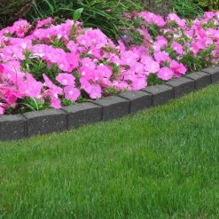 Multy Home Castle Stone Garden Border 4-ft Grey Rubber Landscape Edging Section 11 Multy Home Castle Stone Garden Border 4-ft Grey Rubber Landscape Edging Section -Cheap Landscaping Store 44079711